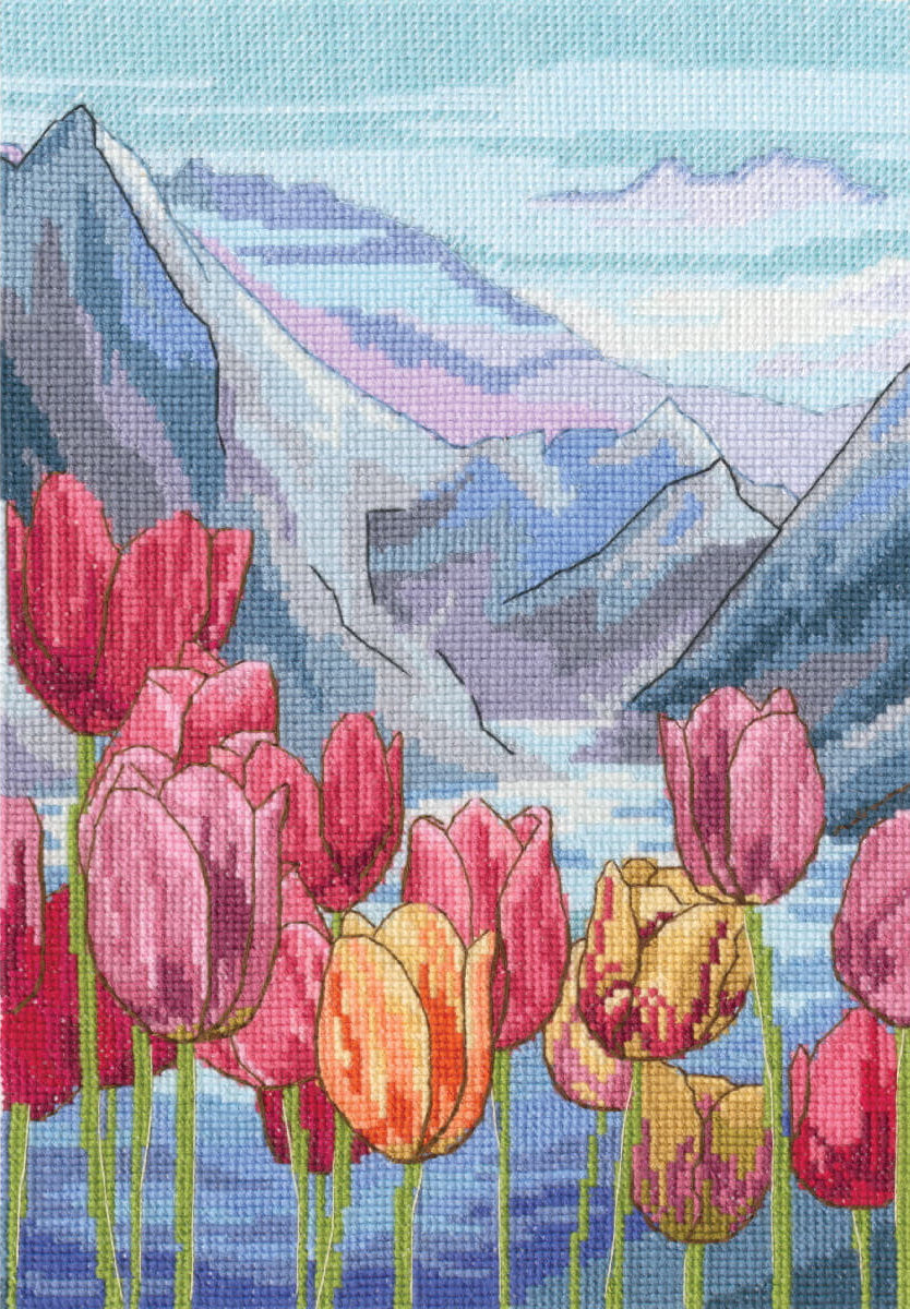 Kit de point de croix "Dans l'instant" - RTO M952