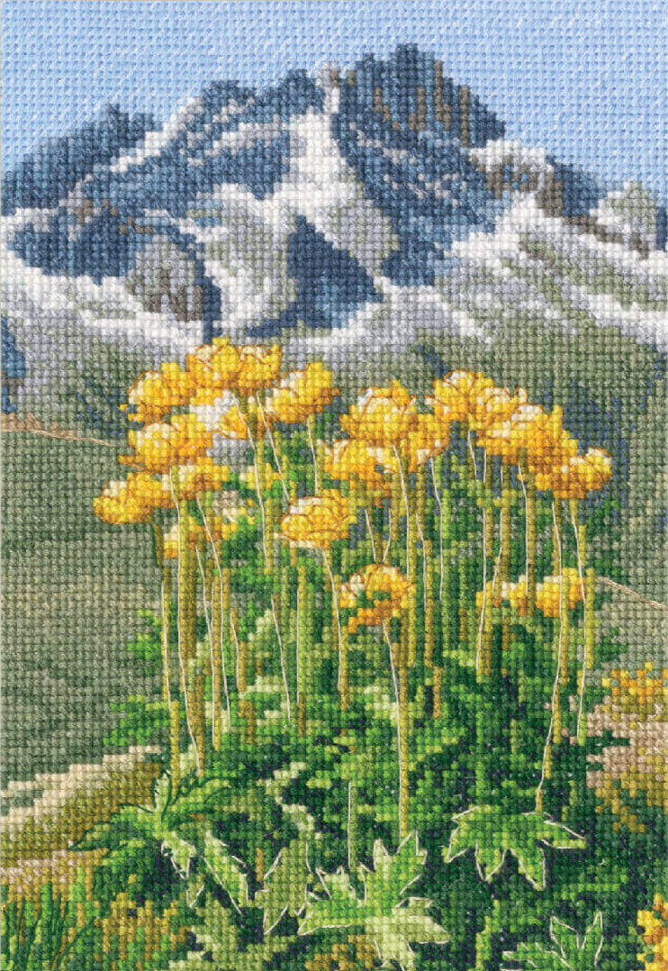 Kit de point de croix "Dans l'instant" - RTO M965