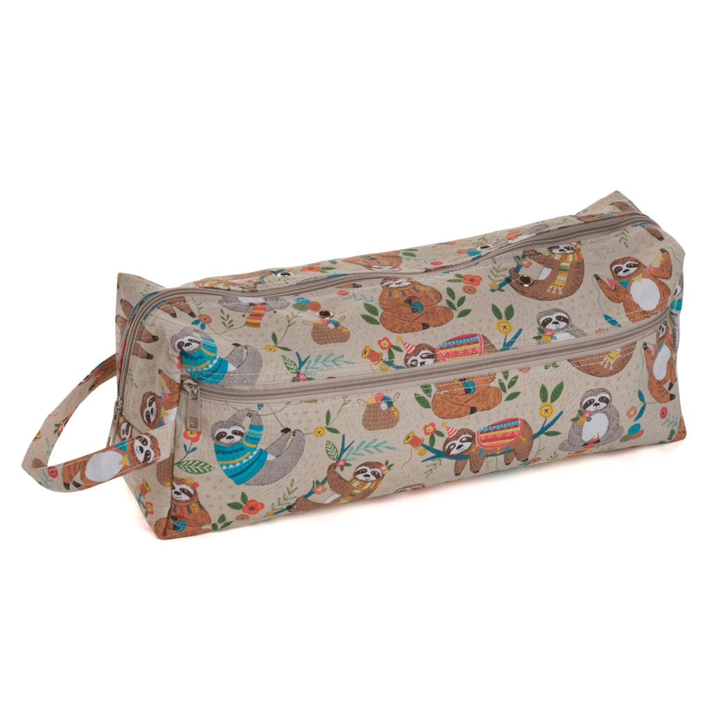 Yarn Storage Bag: Hobby Gift Sloth Print