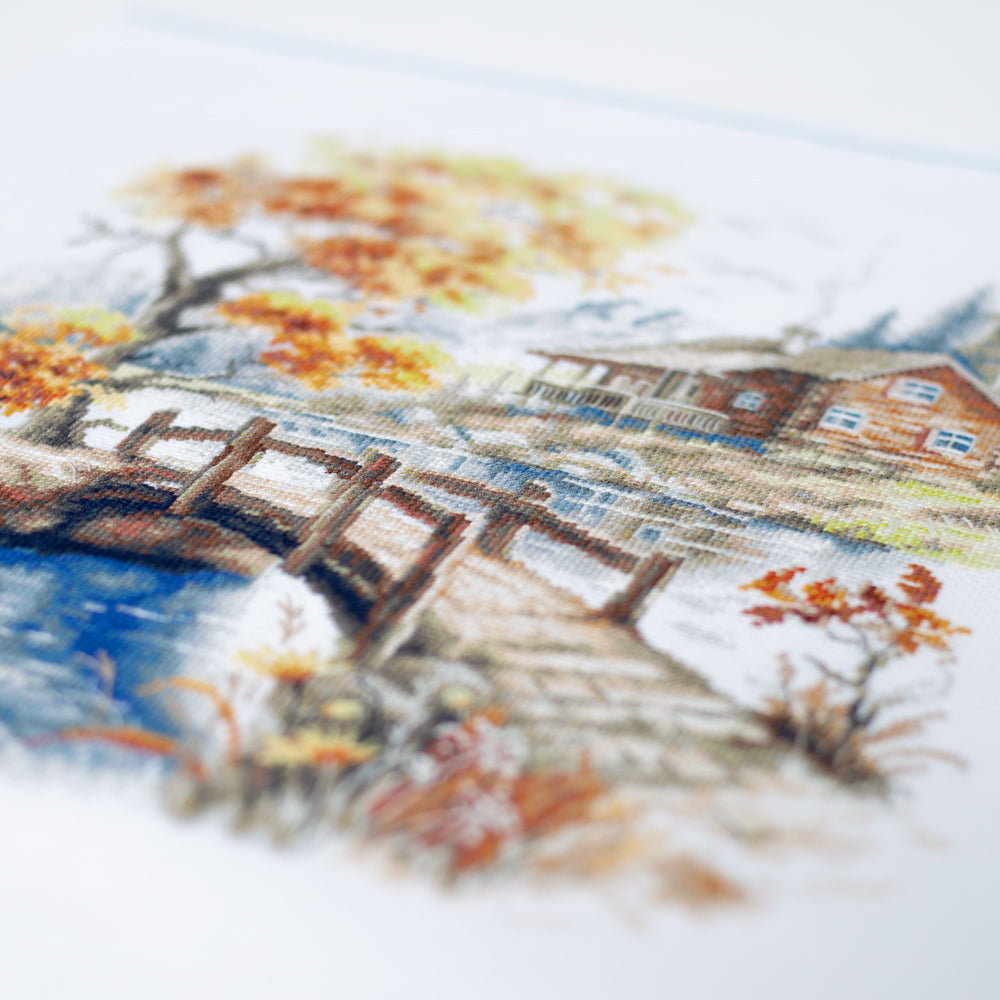 Autumn In The Mountains – Kit de Punto de Cruz Magic Needle 250-069