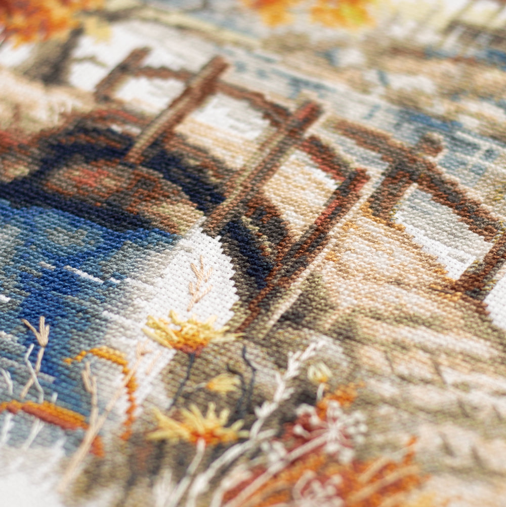 Autumn In The Mountains – Kit de Punto de Cruz Magic Needle 250-069