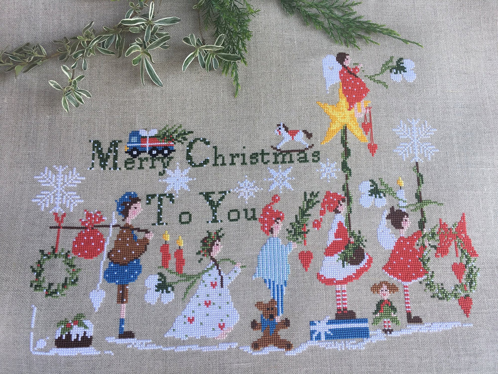 Merry Christmas to You - Lilli Violette - Cross Stitch Chart