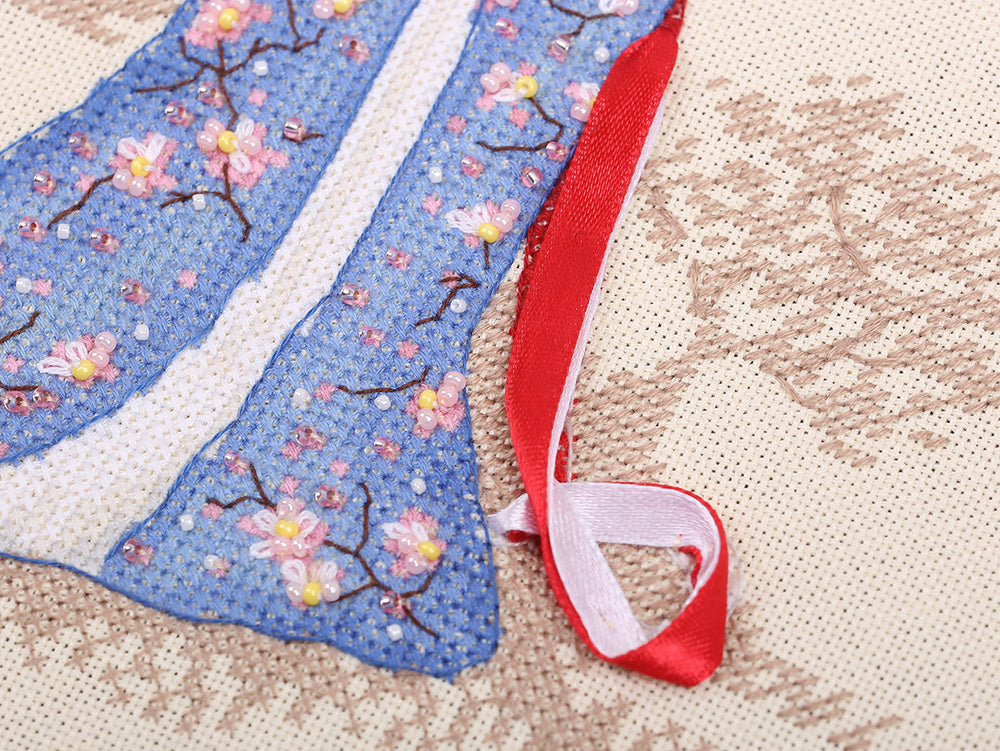 Kit de point de croix - Femmes du monde : Japon - Panna Oro NM-7264