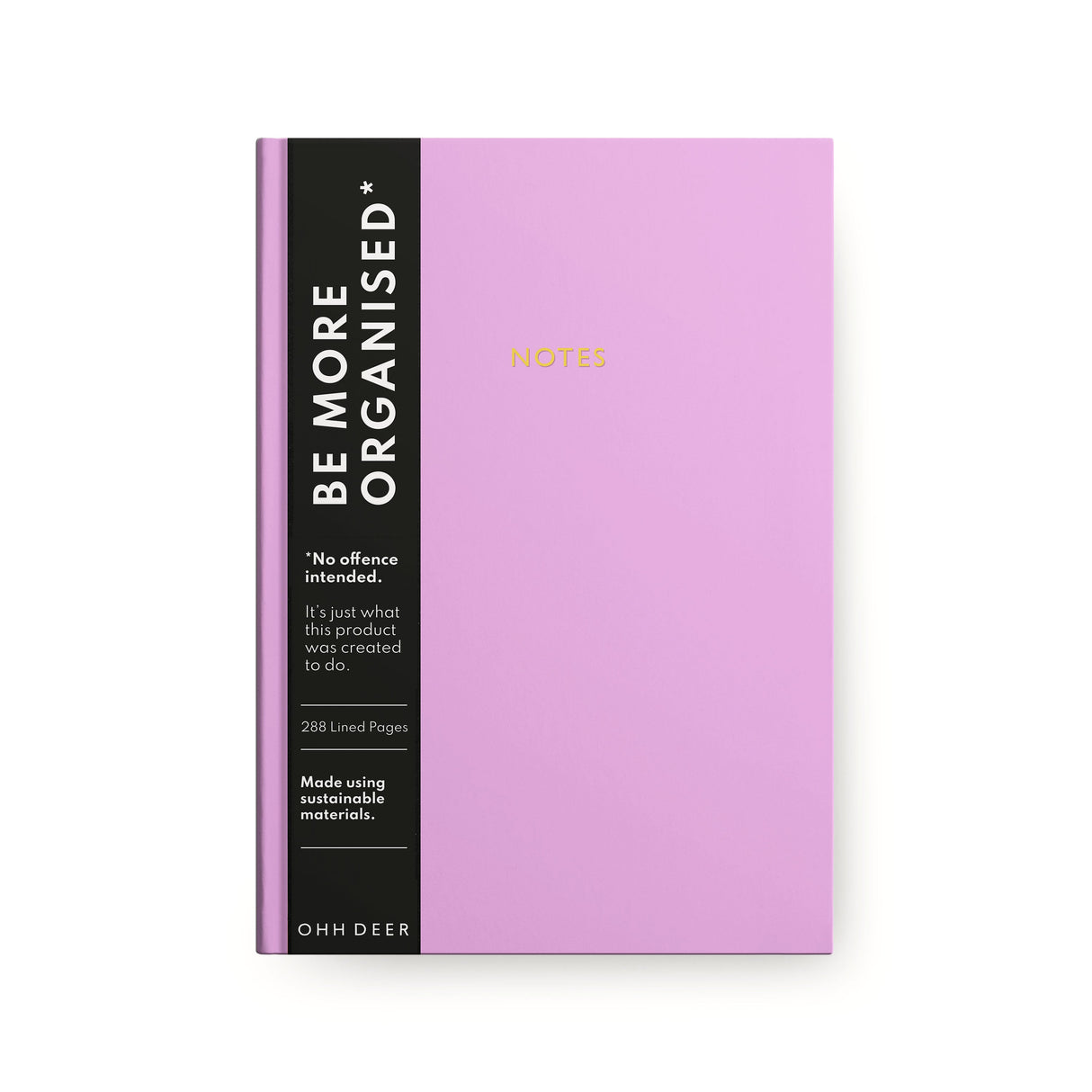 Pastel Purple Linen Notebook (A5) (9181)