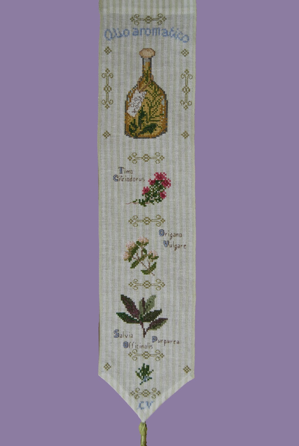 CV47 Olio Aromatico - Cross Stitch Chart - Serenità di Campagna