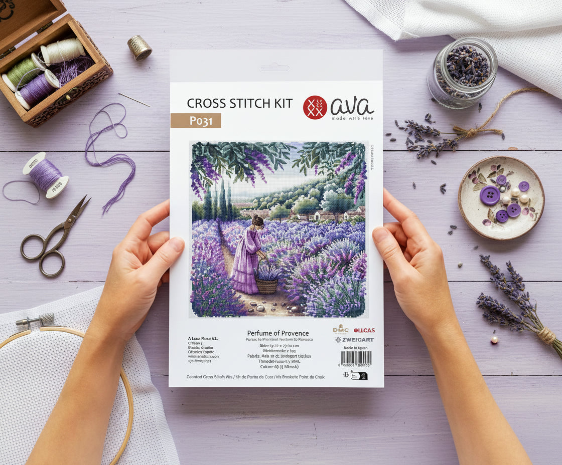 Kit de point de croix « Parfum de Provence » - P031 AVA Stitch