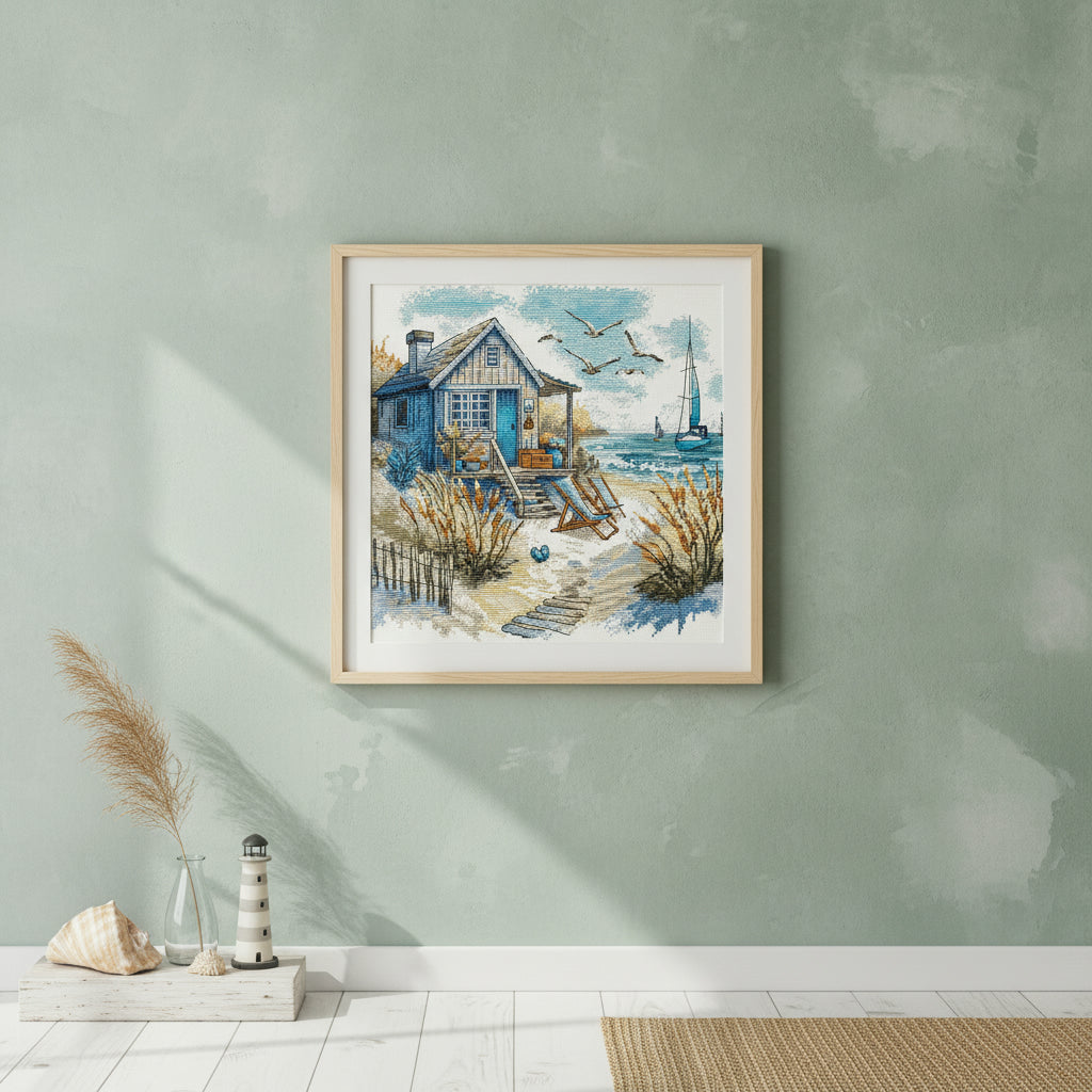 Cross Stitch Kit - "Our Beach" Punto y Arte (AVA), Item P067