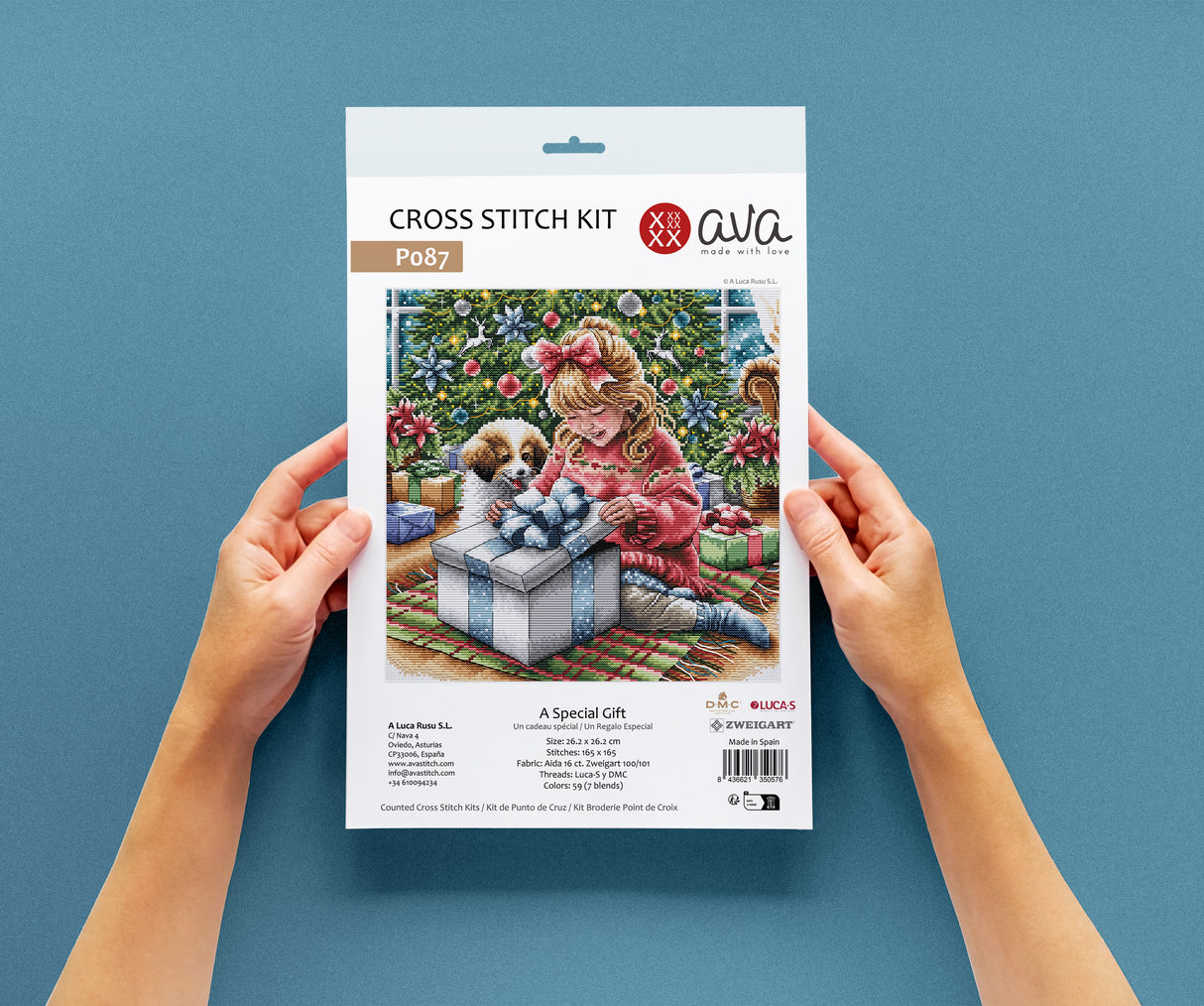 Counted Cross Stitch Kit - A Special Gift, AVA P087