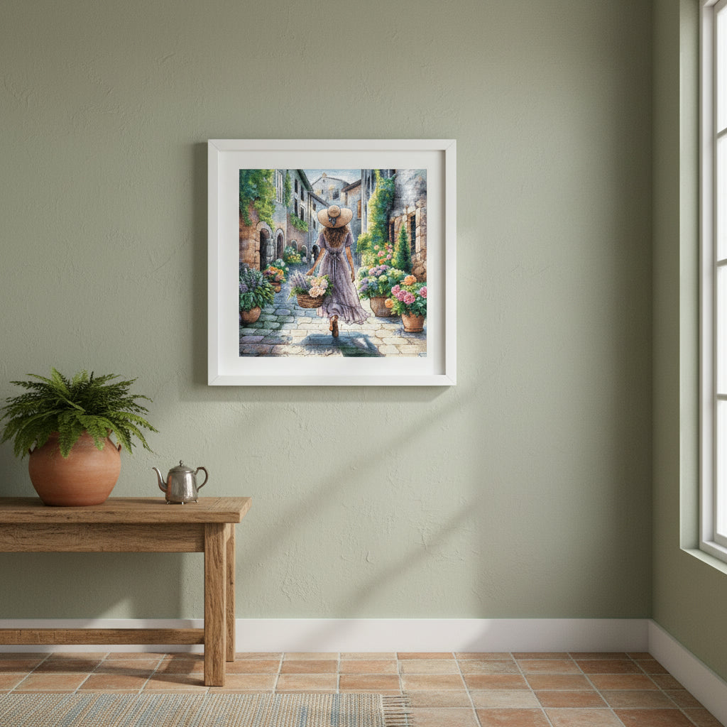 Kit au point de croix "L'arôme des fleurs" - AVA P110