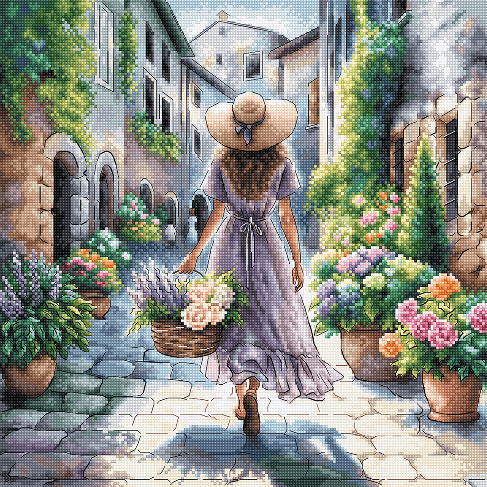 Cross Stitch Kit "The Scent of Flowers" - AVA P110