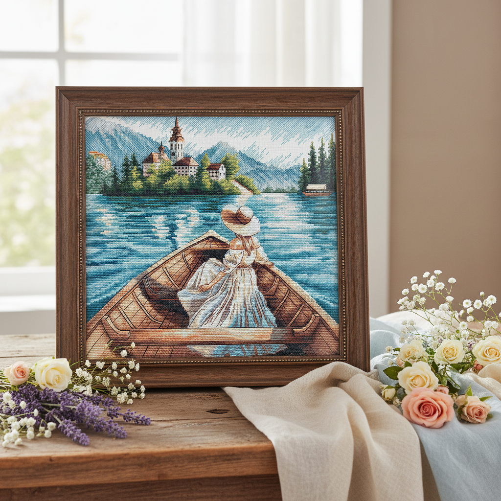 Bled Island - Kit de Punto de Cruz AVA Stitch P115A