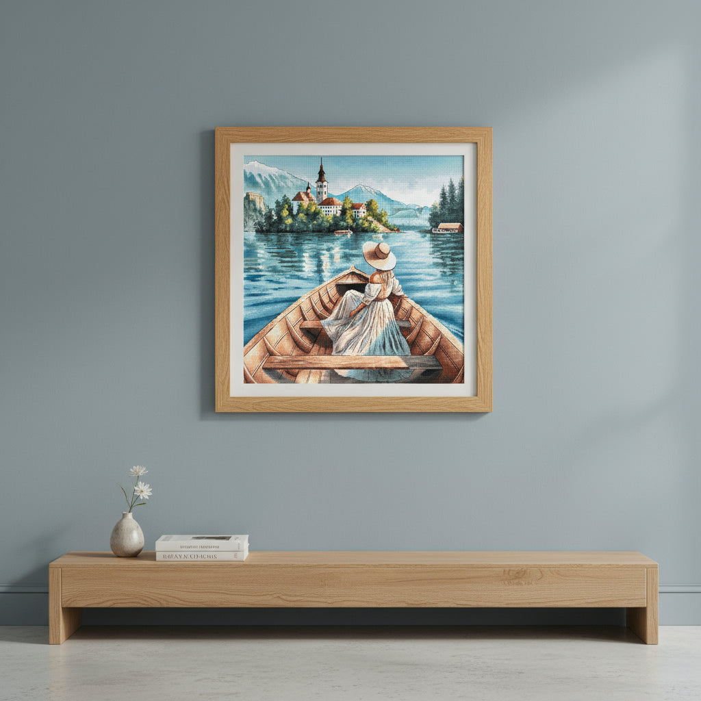 The Lady of Lake Bled - Kit de Punto de Cruz AVA P115