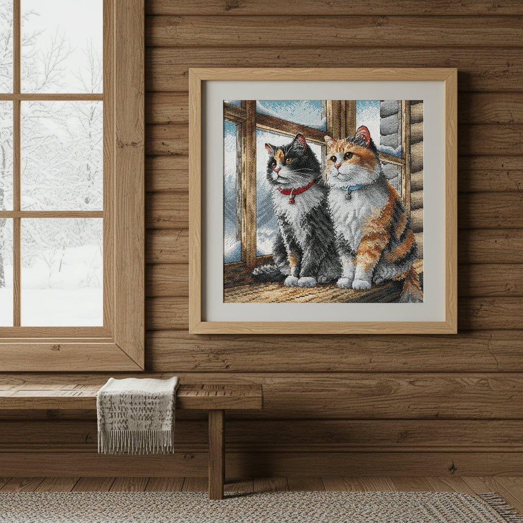 Kit de point de croix « Chaleur de la maison » - AVA P120