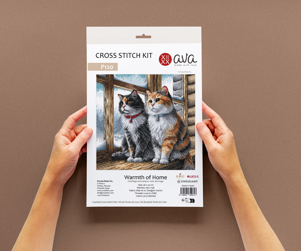 Kit de point de croix « Chaleur de la maison » - AVA P120
