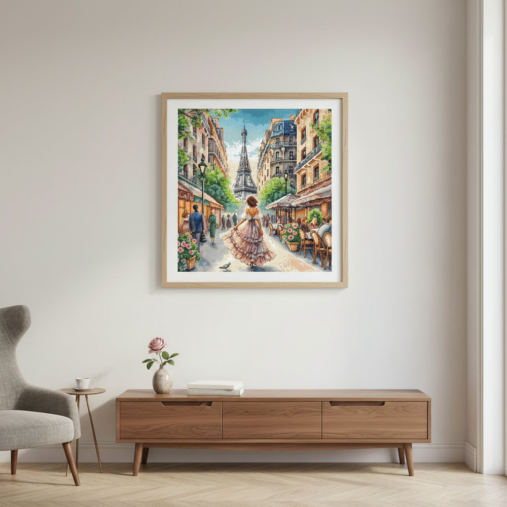Cross Stitch Kit "From Paris with Love" – AVA P126
