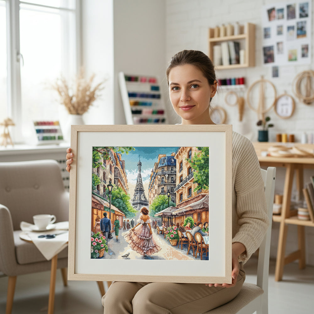 Cross Stitch Kit "From Paris with Love" – AVA P126