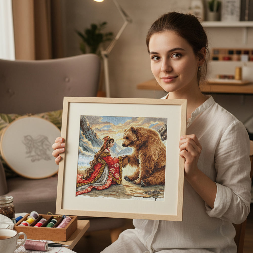 Pacte d'amitié – Kit de point de croix AVA P149