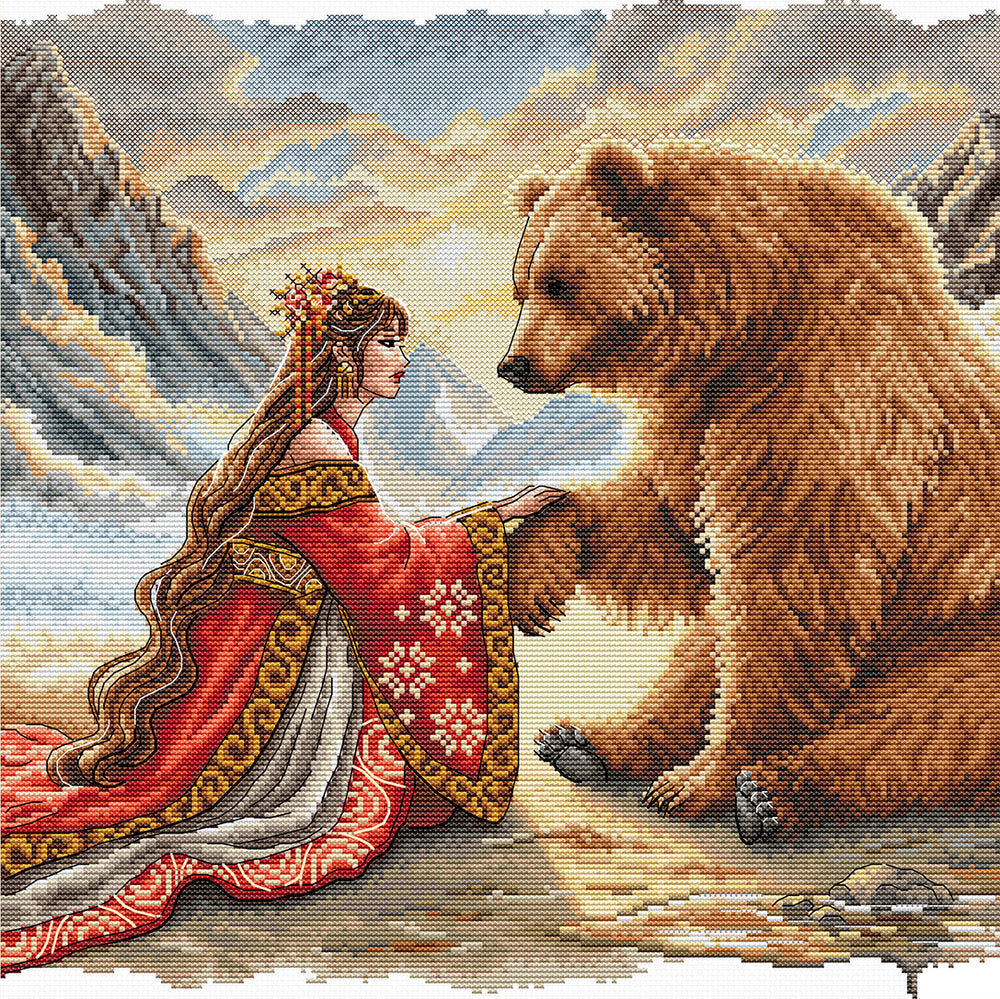 Pacte d'amitié – Kit de point de croix AVA P149