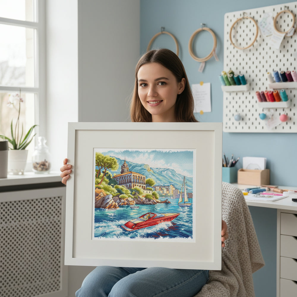 La Côte – Kit de point de croix AVA P155