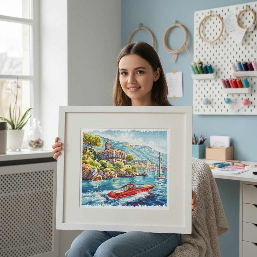 La Côte – Kit de point de croix AVA P155