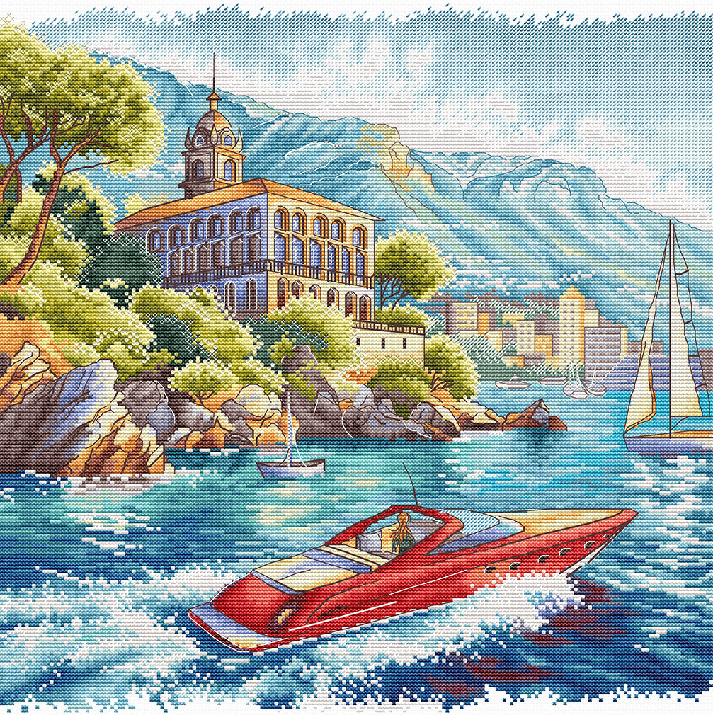 La Côte – Kit de point de croix AVA P155