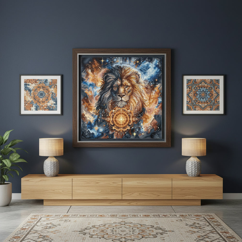 Kit de Punto de Cruz AVA P194 – Celestial Lion