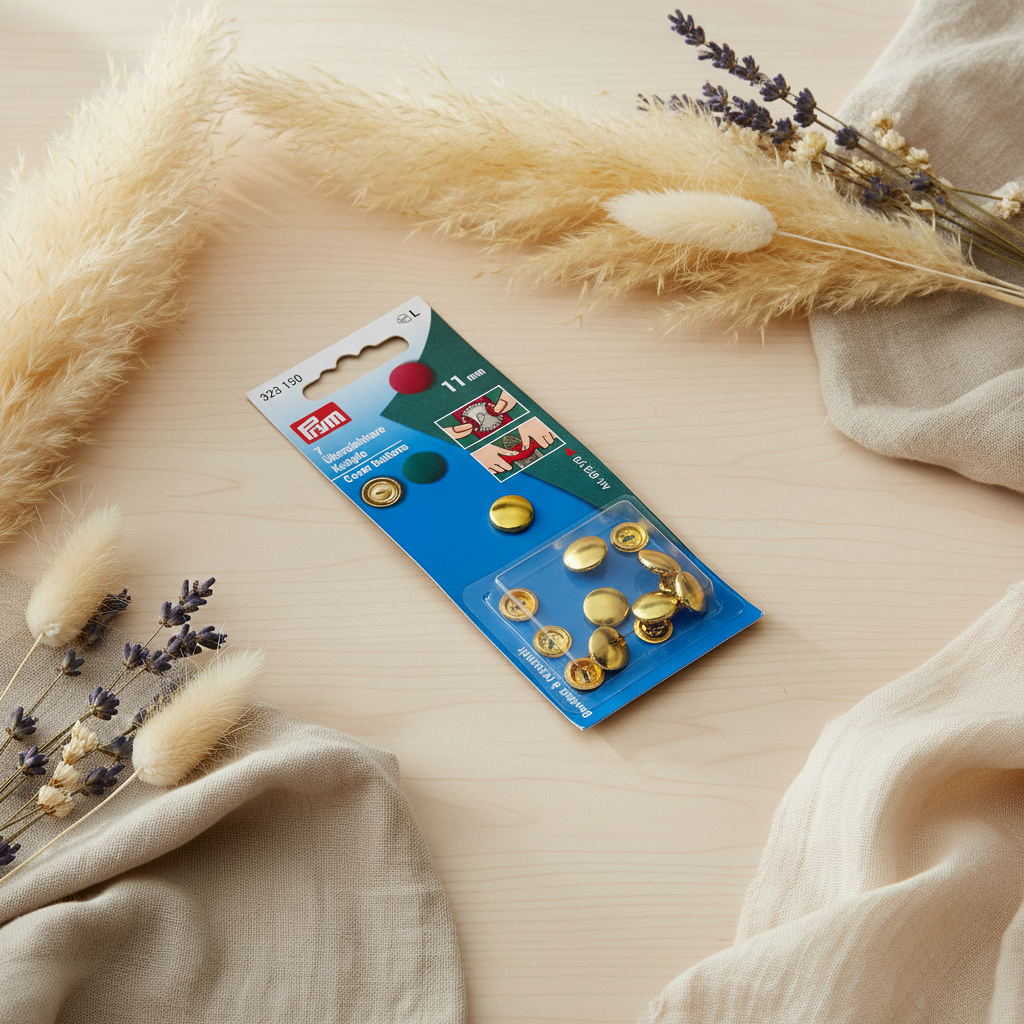 Pack de 7 Botones Revestibles Prym 11 mm - Crea Botones Personalizados para tus Proyectos