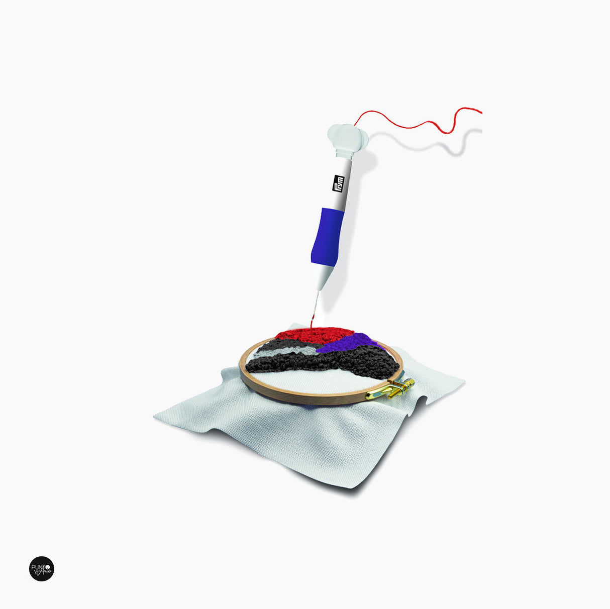 Aguja punch de punzonado Prym para efecto 3D en bordados - Modelo 611708