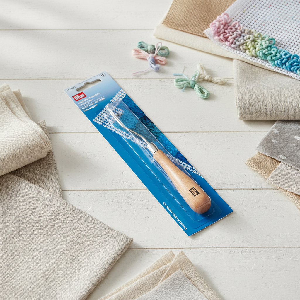 Prym Latch Hook Needle - Outil essentiel pour les projets de tricot créatifs