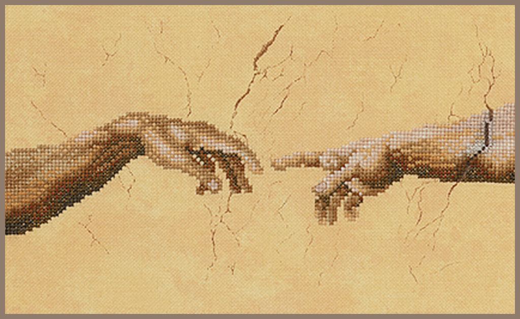 Creación - 2 manos - Lanarte - Kit de punto de cruz PN-0007975