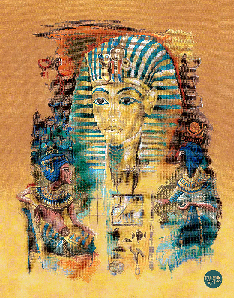 Tutankhamun - Lanarte - Kit de punto de cruz PN-0008006