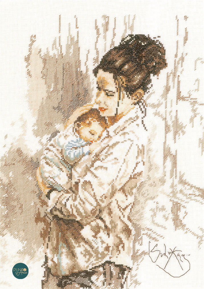 Amor de madre - Lanarte - Kit de punto de cruz PN-0008047