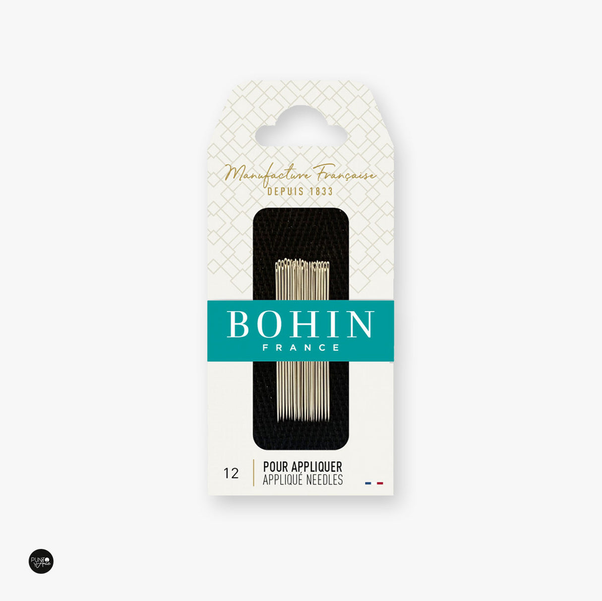 Aiguilles à appliques n°12 pour la couture - BOHIN