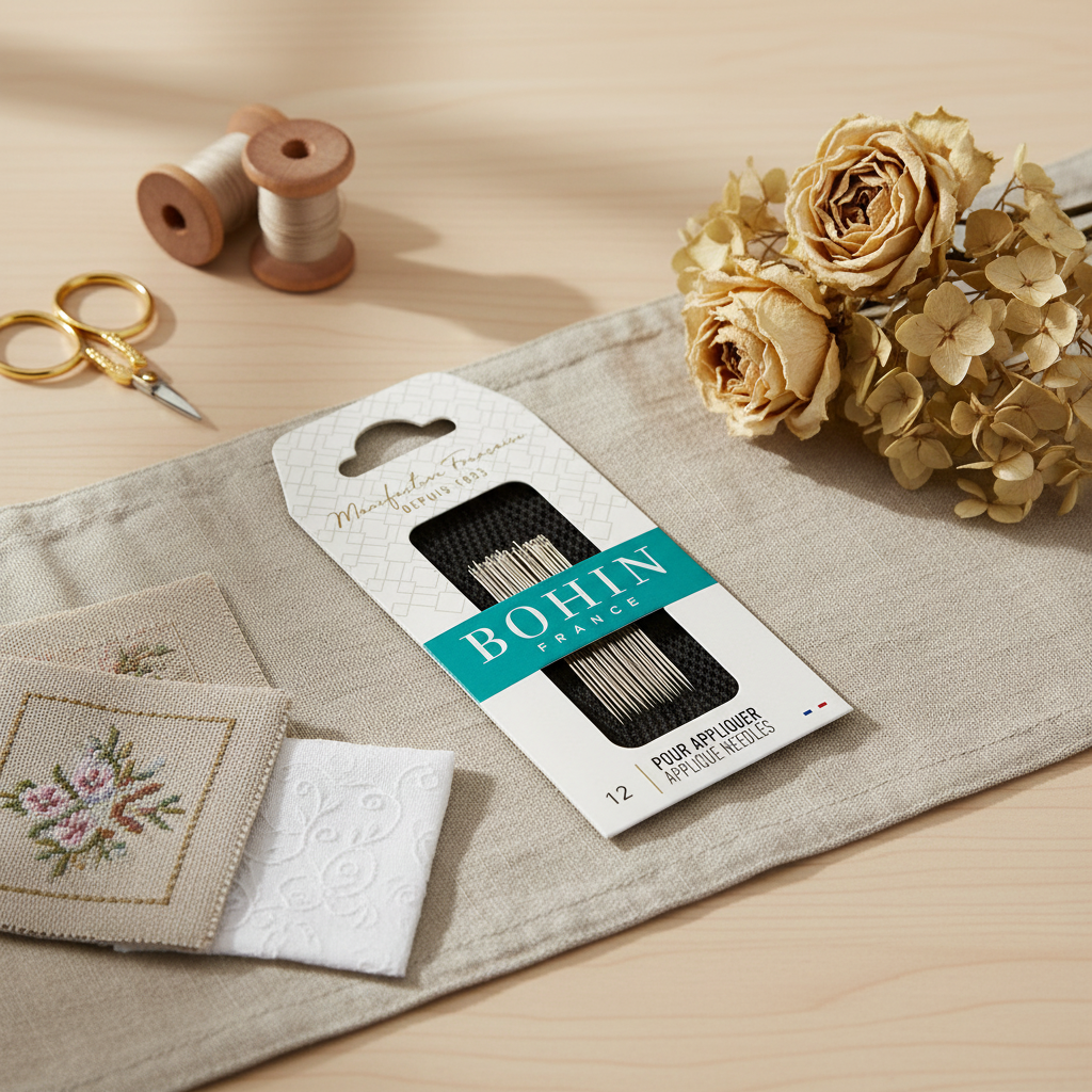 Aiguilles à appliques n°12 pour la couture - BOHIN