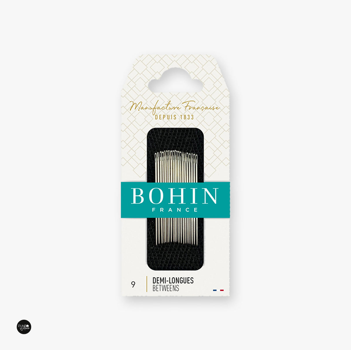 Aiguilles patchwork n°10 pour quilting main - BOHIN