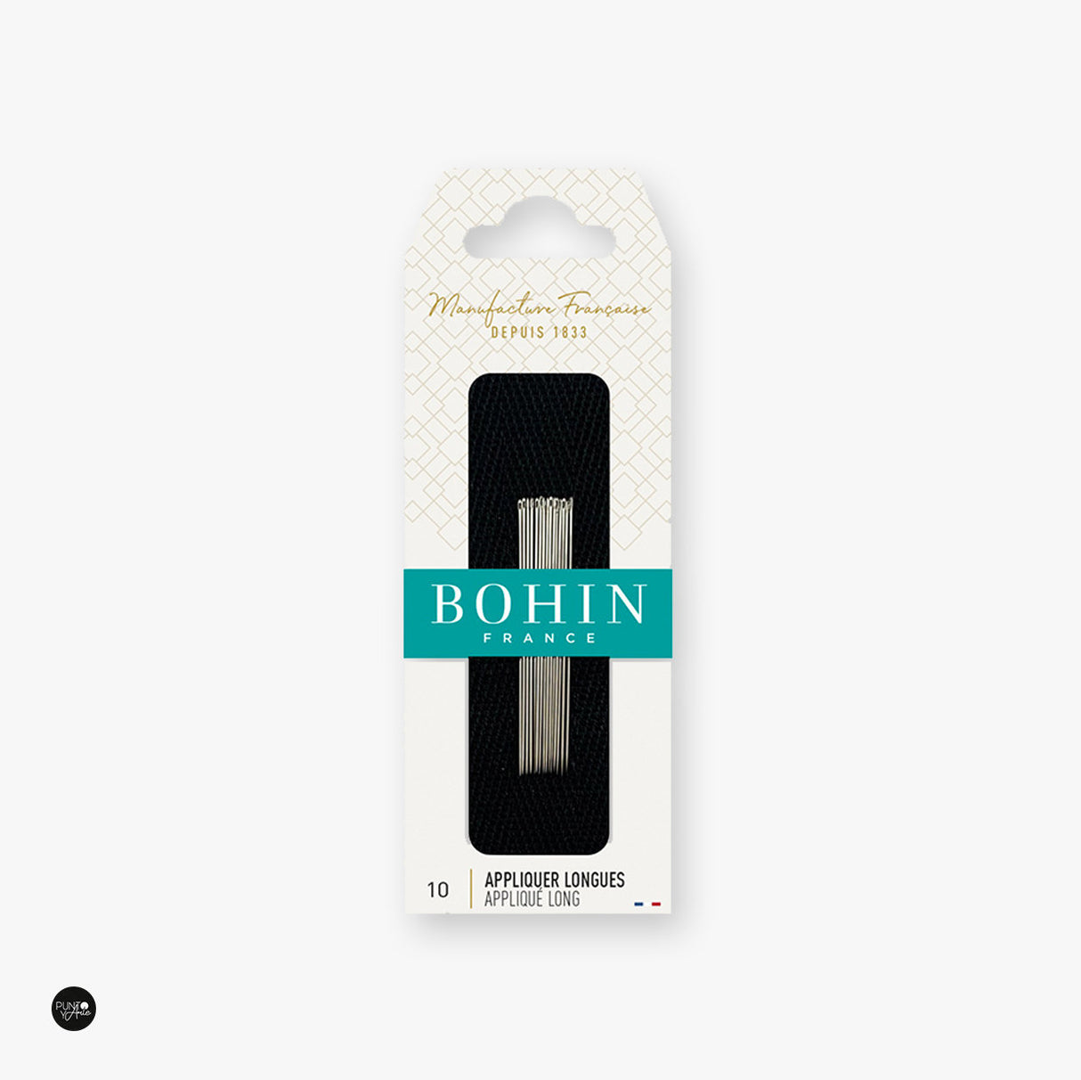 Aiguilles longues pour appliques n°10 à coudre - BOHIN