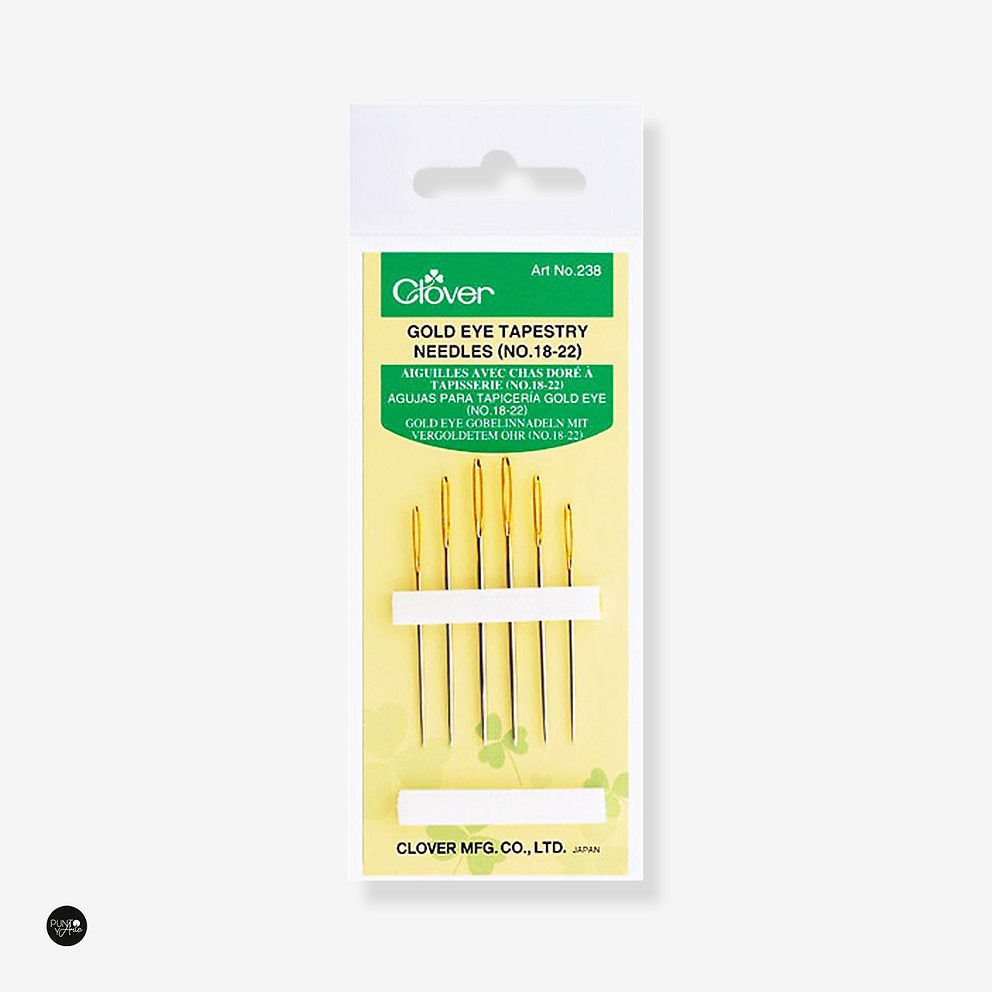 Agujas para tapeceria Gold EYE No. 18-22  - Clover 238