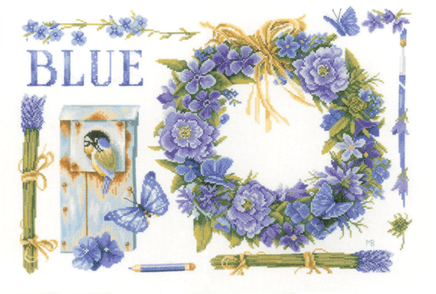 Corona De Lavand - Lanarte - Kit de punto de cruz PN-0149994