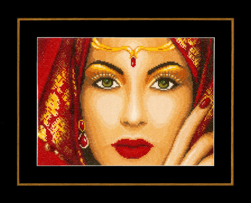 Belleza oriental - Lanarte - Kit de punto de cruz PN-0156937