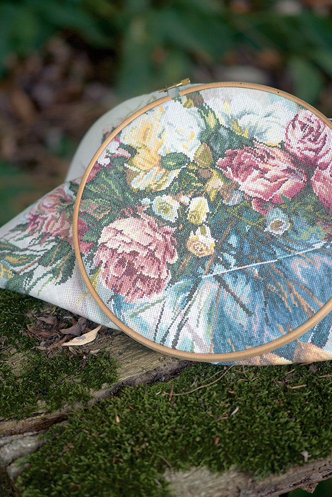 Flowers - Lanarte - Kit de punto de cruz PN-0162299