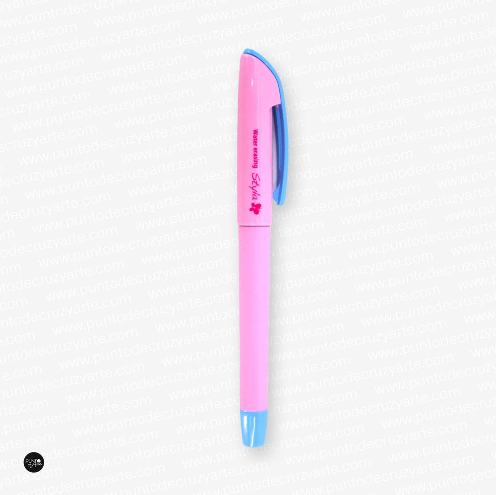 Blue Water Soluble Roller Ball Styla Fabric Marker - Sewline SLFAB50034