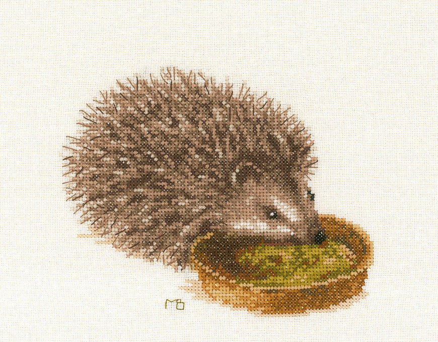 Erizo - Lanarte - Kit de punto de cruz PN-0175611