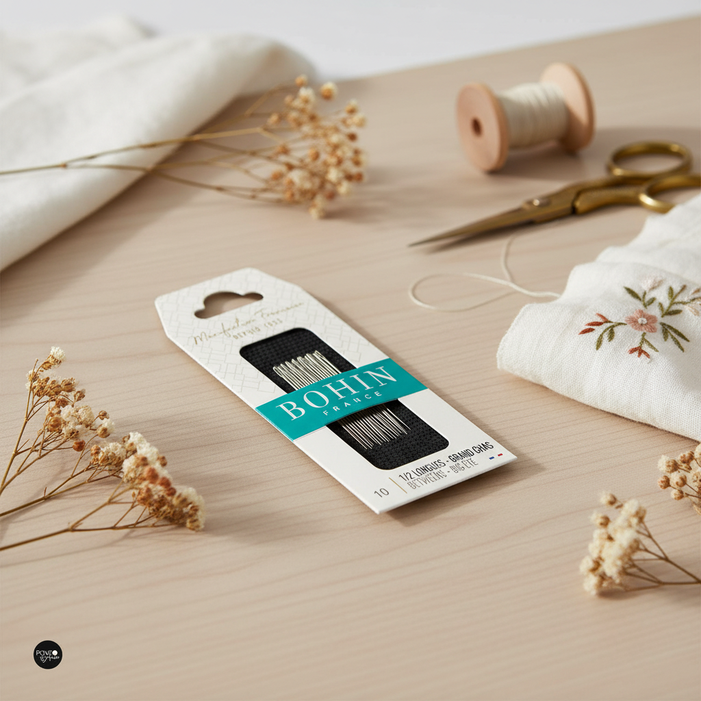 Aiguilles longues pour appliques n°10 à coudre - BOHIN