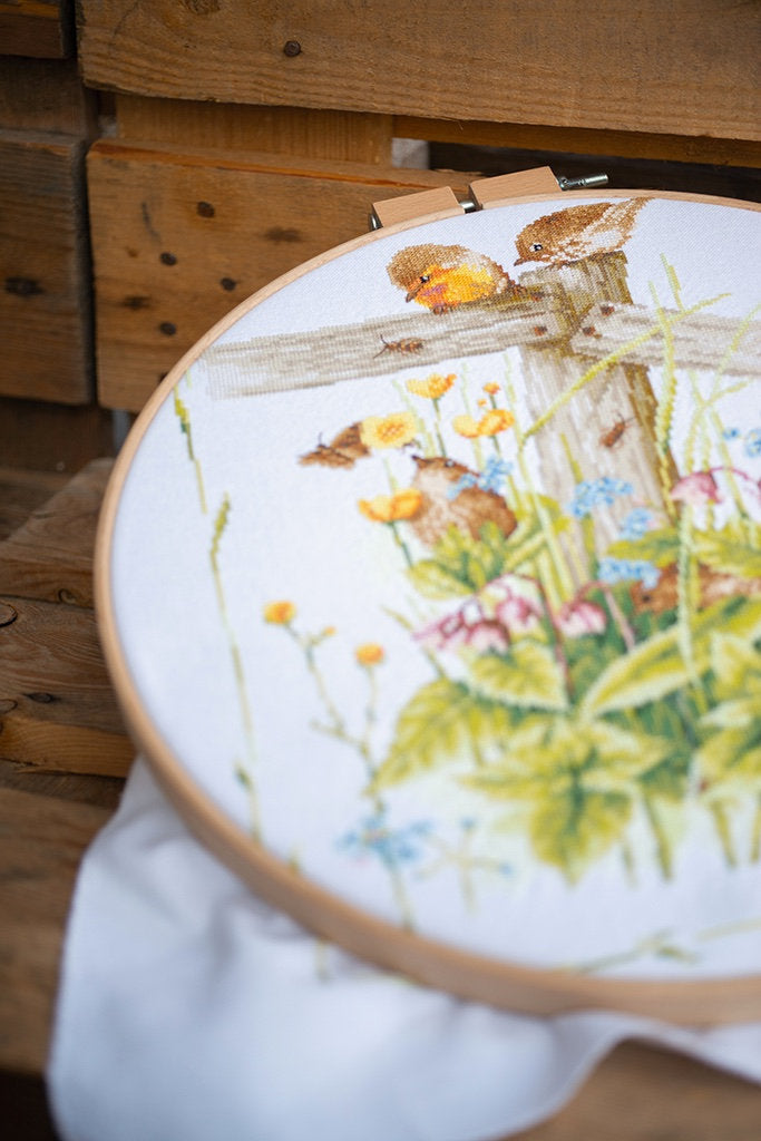 Cozy Garden Corner - Lanarte - Kit de punto de cruz PN-0180560