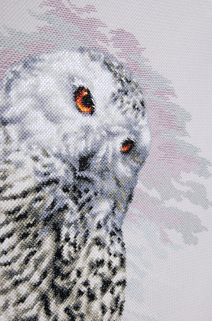 El buho de nieve - Lanarte - Kit de punto de cruz PN-0183826