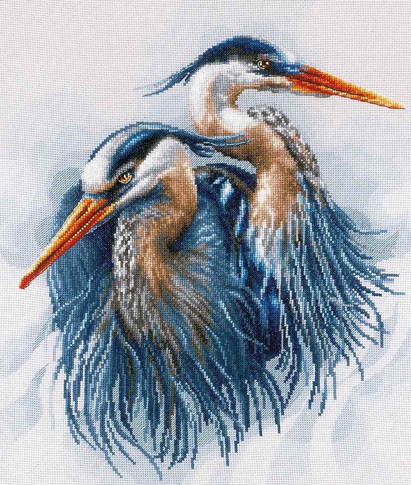 Great Blue Herons - Lanarte - Kit de punto de cruz PN-0185890