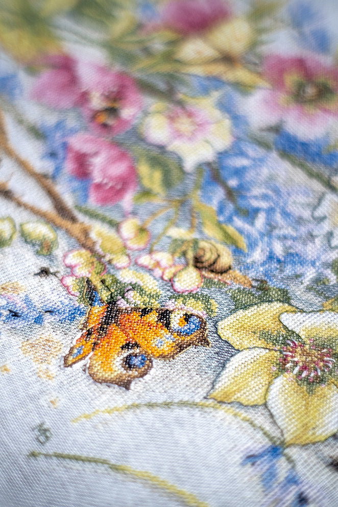 Rassemblement autour de l'hellébore - Lanarte - Kit de point de croix PN-0186136