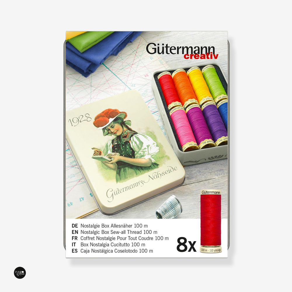 Caja NOSTALGIE Vintage Coselotodo 1928 Gütermann 640952