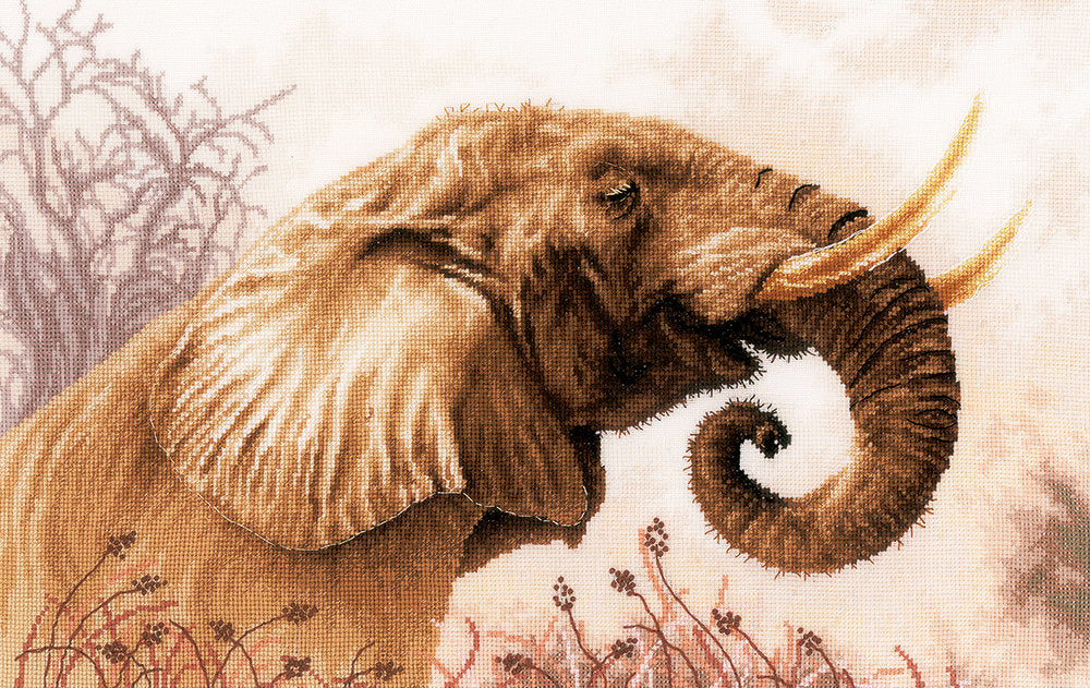 Un cri d'éléphant - Lanarte - Kit de point de croix PN-0194787