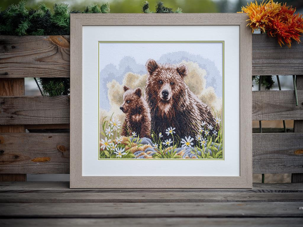 Bears in the woods - Lanarte - Kit de punto de cruz PN-0194788